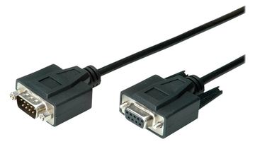 VALUE Serieller Gender Changer - DB-9 (M) - Schwarz von LumaTech