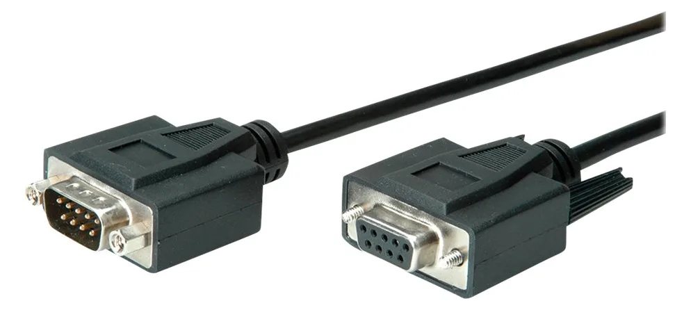 VALUE Serieller Gender Changer - DB-9 (M) - Schwarz, Ansicht 3