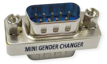 VALUE Serieller Gender Changer - DB-9 (M) - Silber von LumaTech