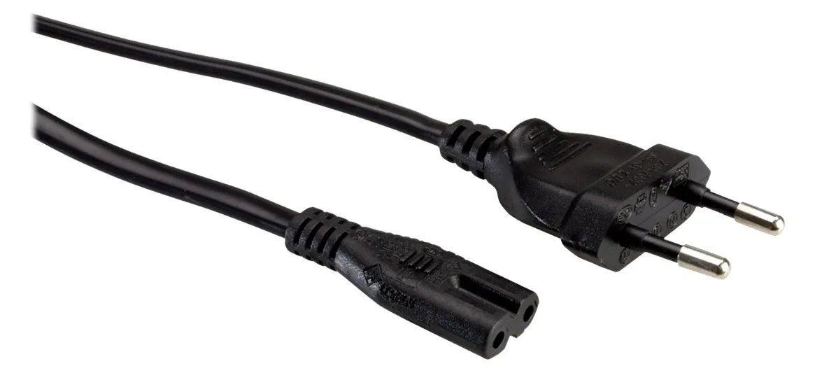 VALUE Stromkabel - Eurostecker (M) bis IEC 60320 C7, Ansicht 3