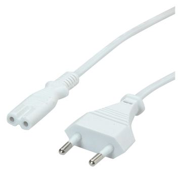 VALUE Stromkabel - Eurostecker (M) zu IEC 60320 C7 von LumaTech