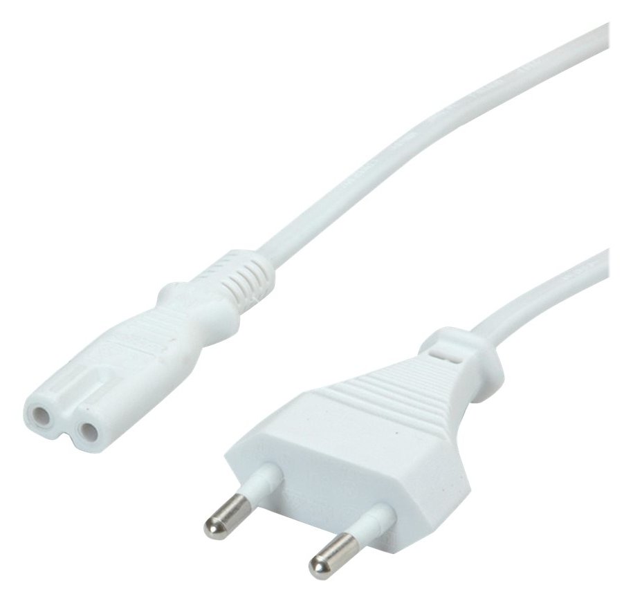 VALUE Stromkabel - Eurostecker (M) zu IEC 60320 C7