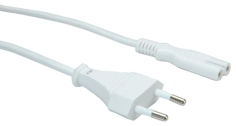 VALUE Stromkabel - Eurostecker (M) zu IEC 60320 C7, Ansicht 4