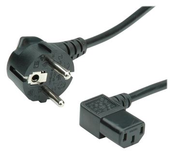 VALUE Stromkabel - IEC 60320 C13 zu CEE 7/7 (M) von LumaTech