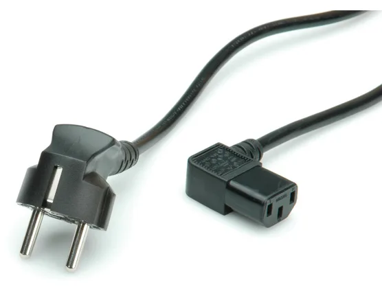 VALUE Stromkabel - IEC 60320 C13 zu CEE 7/7 (M), Ansicht 2