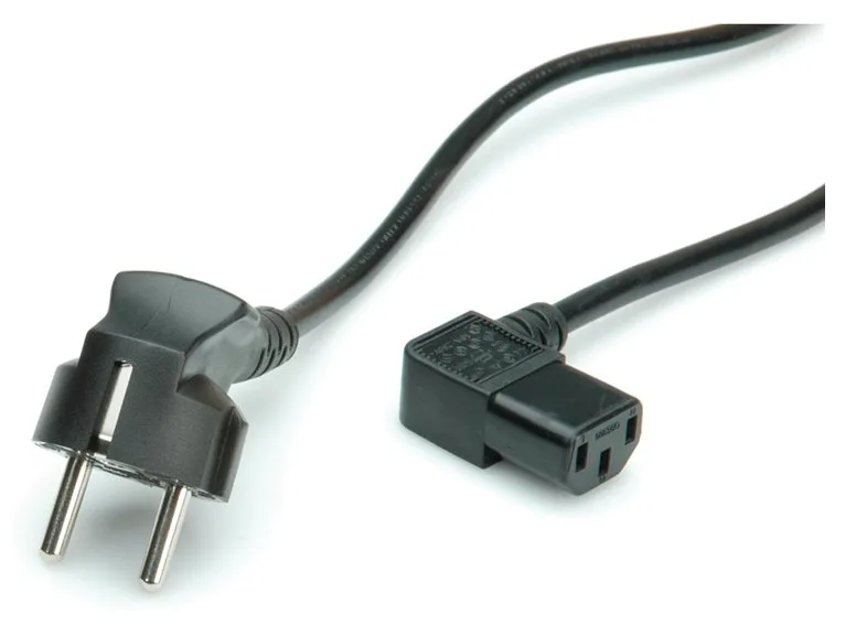 VALUE Stromkabel - IEC 60320 C13 zu CEE 7/7 (M), Ansicht 4