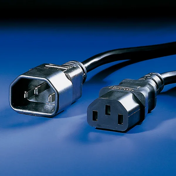 VALUE Stromkabel - IEC 60320 C13 zu IEC 60320 C14, Ansicht 4