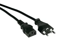 VALUE Stromkabel - IEC 60320 C13 zu T12 (M), Ansicht 2