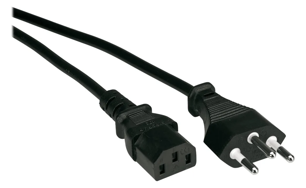 VALUE Stromkabel - IEC 60320 C13 zu T12 (M), Ansicht 3
