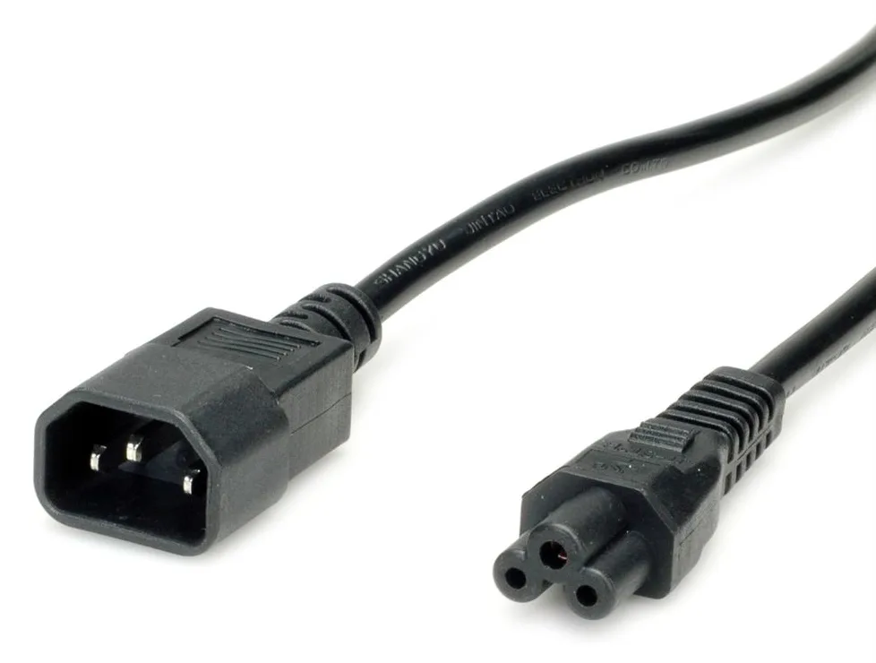 VALUE Stromkabel - IEC 60320 C14 zu IEC 60320 C5, Ansicht 2
