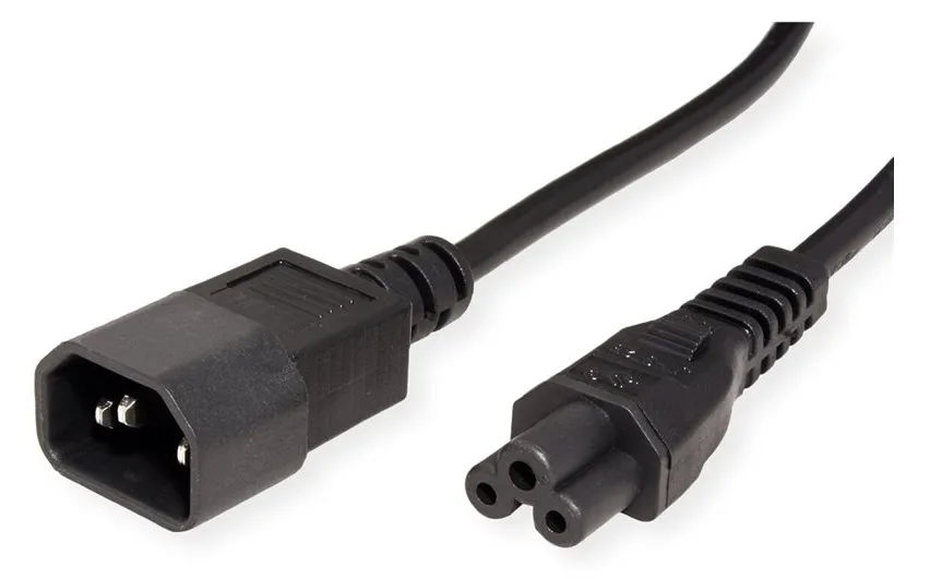 VALUE Stromkabel - IEC 60320 C14 zu IEC 60320 C5, Ansicht 3