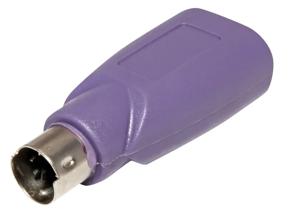 VALUE Tastaturadapter - USB (W) zu PS/2 (M), Ansicht 3
