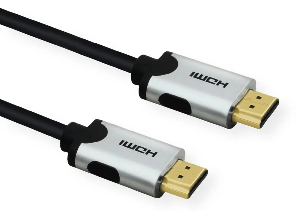 VALUE Ultra High Speed - HDMI-Kabel - HDMI männlich zu HDMI männlich - 2 m - Doppelisolierung - Schwarz, Ansicht 2