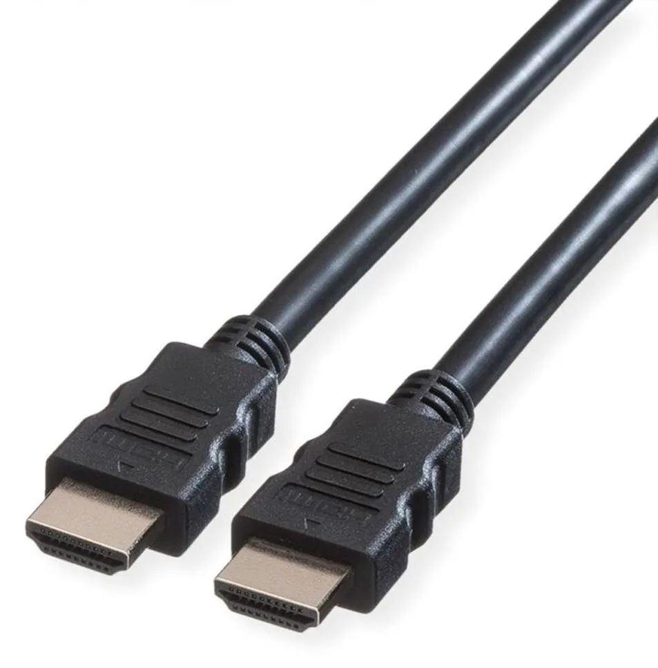 VALUE Ultra High Speed - HDMI-Kabel mit Ethernet - HDMI männlich zu HDMI männlich - 10 m - Doppelisolierung - Schwarz, Ansicht 2