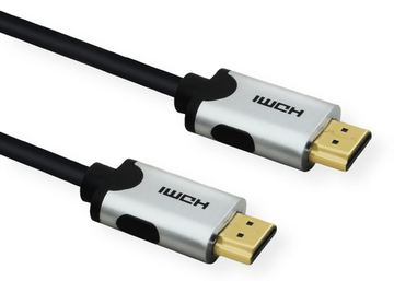 VALUE Ultra High Speed - HDMI-Kabel mit Ethernet - HDMI männlich zu HDMI männlich - 3 m - Doppelisolierung - Schwarz von LumaTech