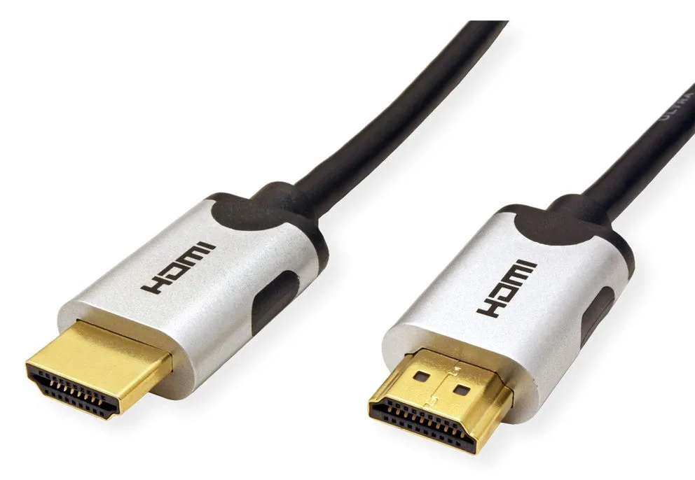 VALUE Ultra High Speed - HDMI-Kabel mit Ethernet - HDMI männlich zu HDMI männlich - 3 m - Doppelisolierung - Schwarz, Ansicht 3