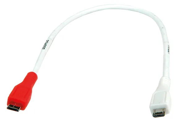 VALUE USB- / Stromkabel - Micro-USB Typ B (M), Ansicht 2