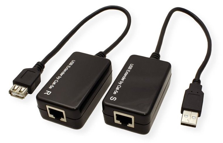 VALUE USB 1.1 Extender over RJ-45 - Remote-Einheit und lokale Einheit