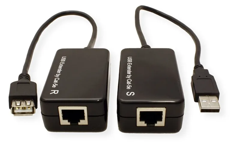 VALUE USB 1.1 Extender over RJ-45 - Remote-Einheit und lokale Einheit, Ansicht 3