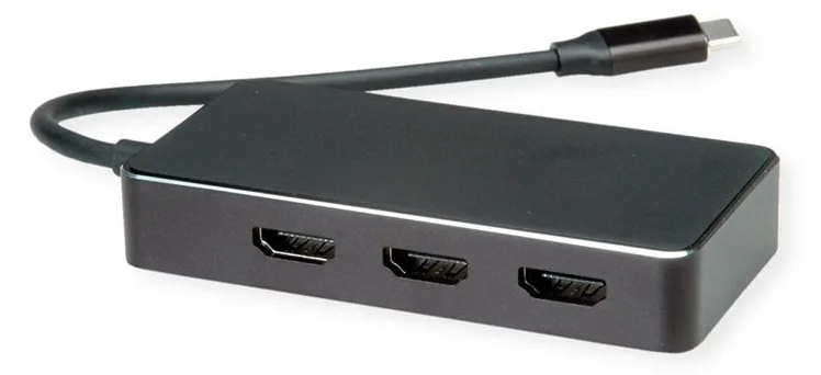 VALUE USB Multi-Display Ad. Typ C - HDMI MultiStream - Digital/Daten, Ansicht 2