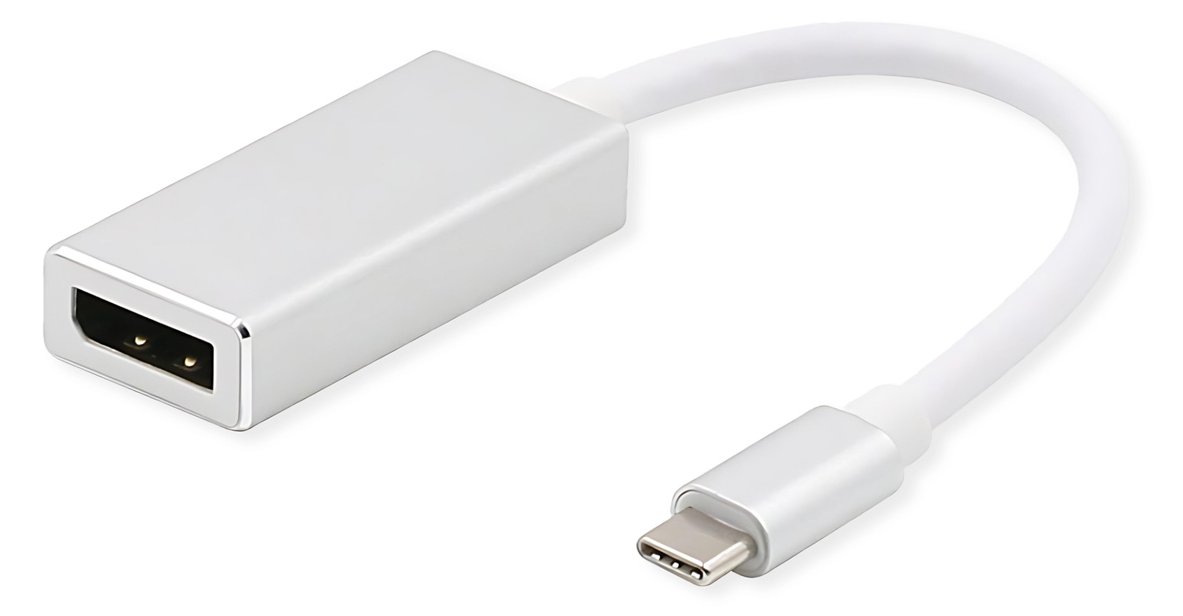 VALUE USB3.2 Gen2 Display Adapter Typ C - DP ST/BU 4K60Hz Alu - Kabel von LumaTech