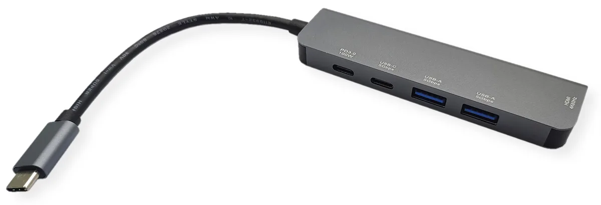 VALUE USB-C Dock HDMI+2xUSB A+ 1x C++ 1xC PD 4K60 - Digital/Daten, Ansicht 2