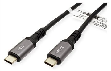 VALUE USB-Kabel - 24 pin USB-C (M) zu 24 pin USB-C (M) von LumaTech