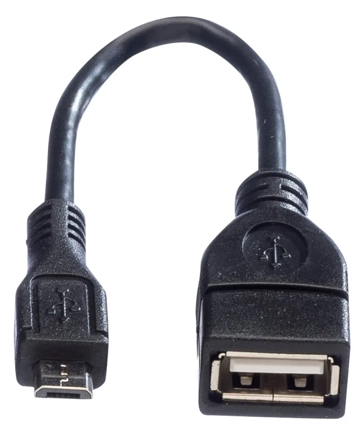 VALUE USB-Kabel - Micro-USB Typ B (M) bis USB (W), Ansicht 3