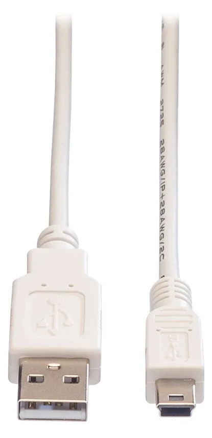 VALUE USB-Kabel - USB (M) zu Mini-USB, Typ B (M), Ansicht 3