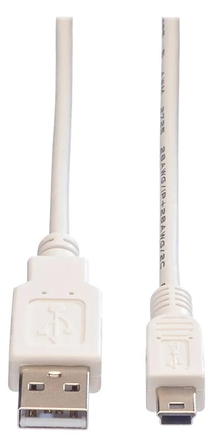 VALUE USB-Kabel - USB (M) zu Mini-USB, Typ B (M), Ansicht 3