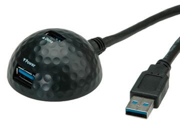 VALUE USB-Verlängerungskabel - USB Typ A (M) - Schwarz von LumaTech