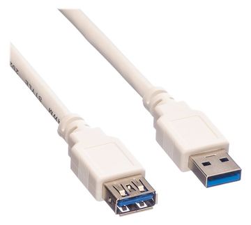 VALUE USB-Verlängerungskabel - USB Typ A (M) - Grau von LumaTech