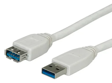 VALUE USB-Verlängerungskabel - USB Typ A (M) - Grau, Ansicht 2