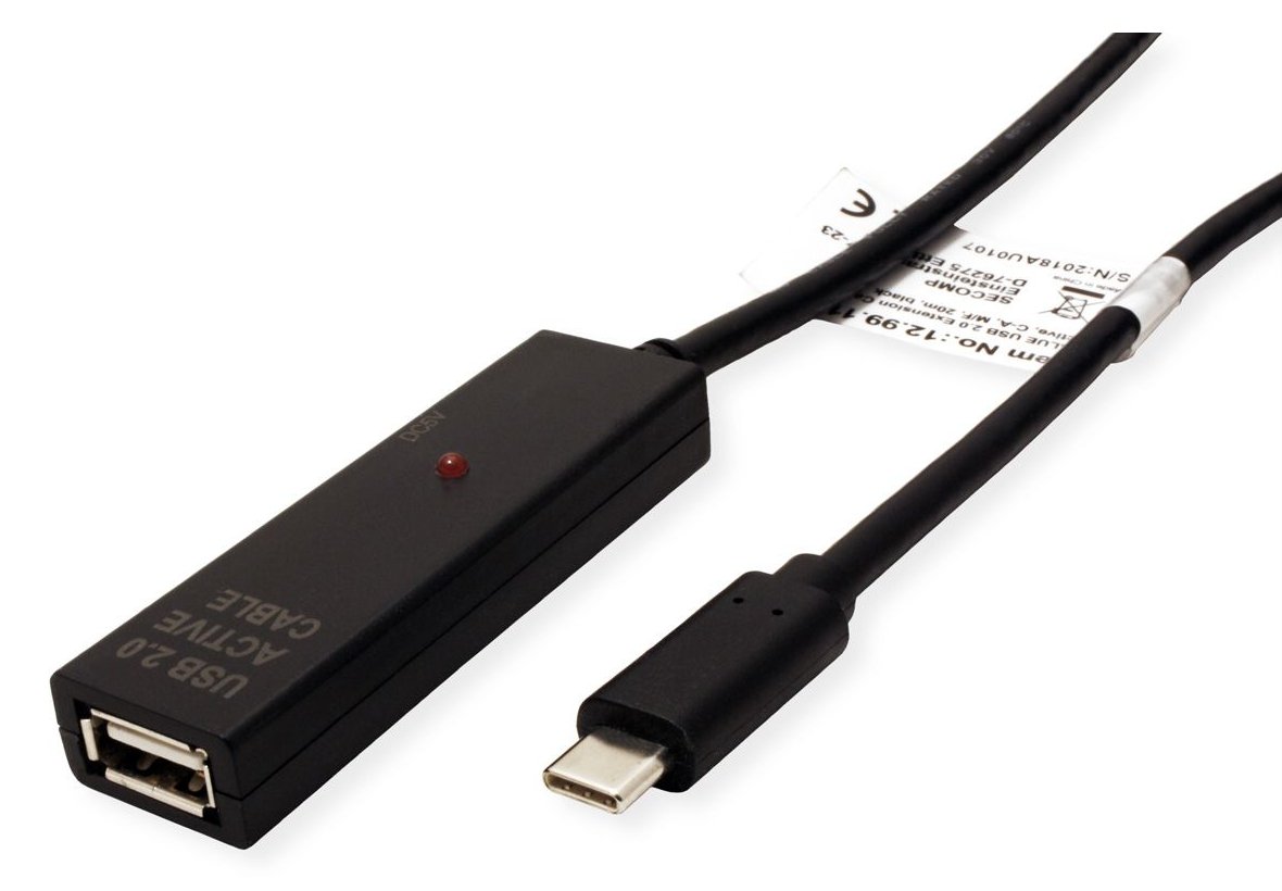 VALUE USB-Verlängerungskabel - USB-C (M) zu USB (W) von LumaTech