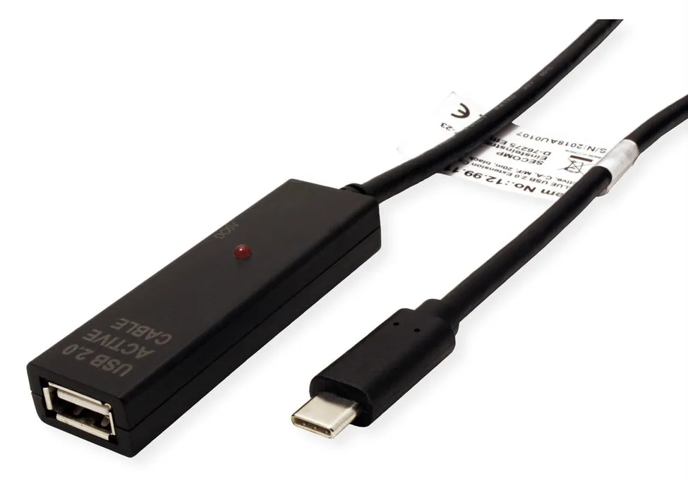 VALUE USB-Verlängerungskabel - USB-C (M) zu USB (W) - USB 3.2 Gen 2 (10 Gbit/s), Ansicht 3