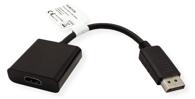 VALUE Video- / Audio-Adapter - DisplayPort (M)