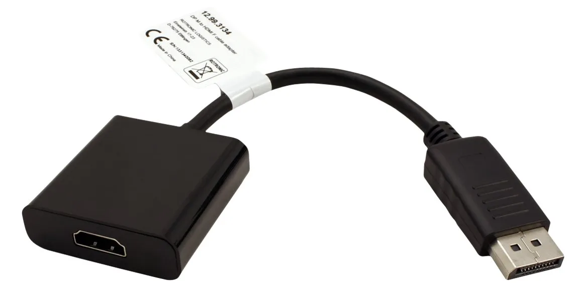 VALUE Video- / Audio-Adapter - DisplayPort (M), Ansicht 3