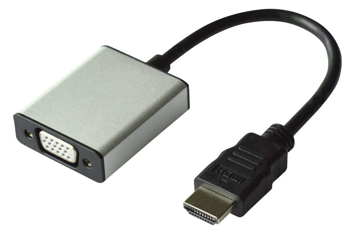 VALUE Video- / Audio-Adapter - HDMI (M) bis HD-15 (VGA)