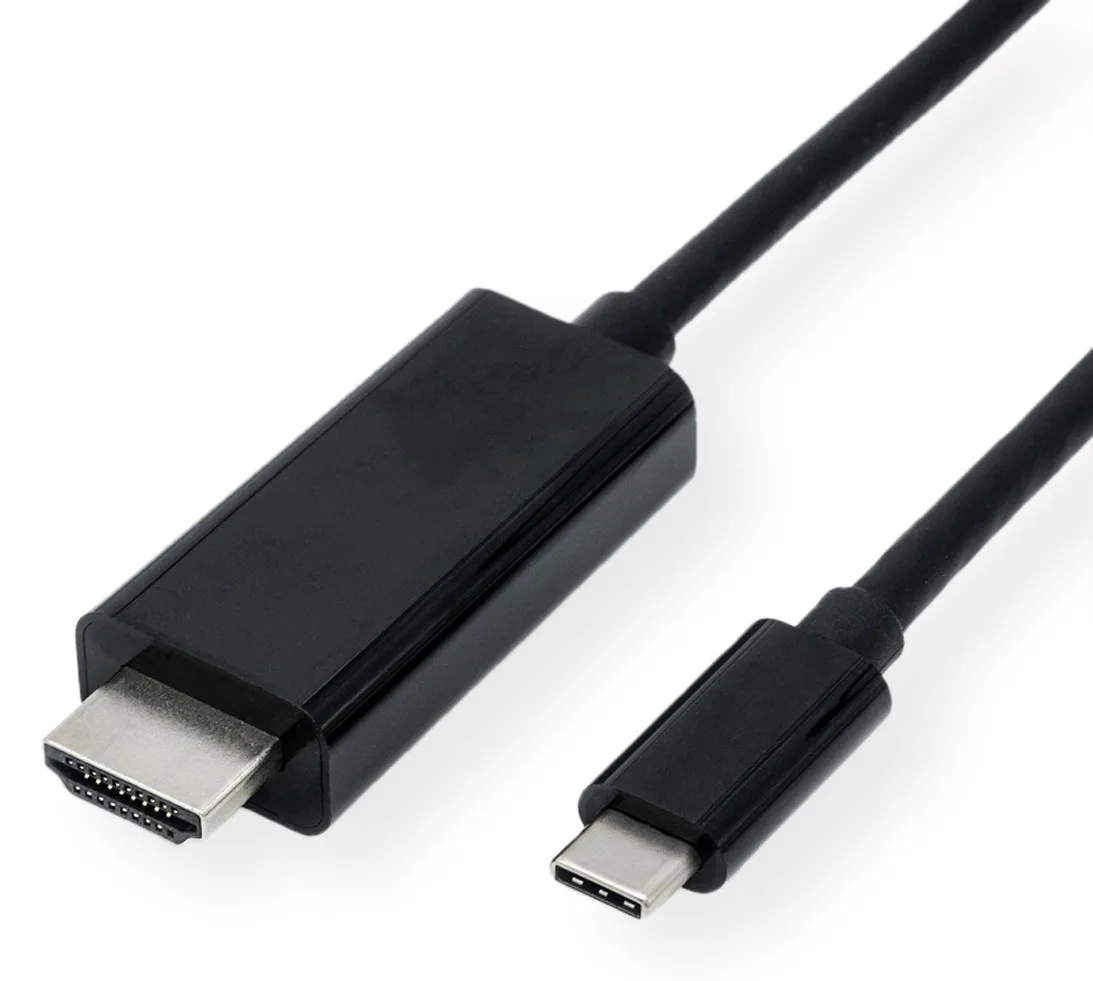 VALUE Video- / Audiokabel - HDMI männlich zu USB-C männlich, Ansicht 2