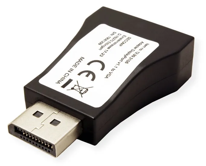 VALUE Videoadapter - DisplayPort (M) zu HD-15 (VGA), Ansicht 2