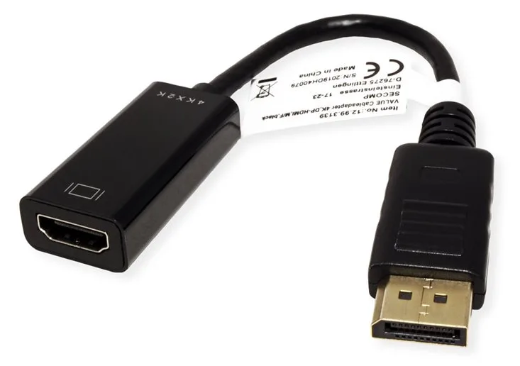 VALUE Videoadapter - DisplayPort männlich zu HDMI weiblich, Ansicht 4