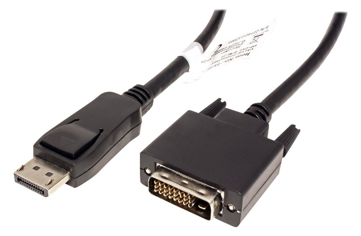 VALUE Videokabel - DisplayPort (M) bis DVI-D (M) von LumaTech