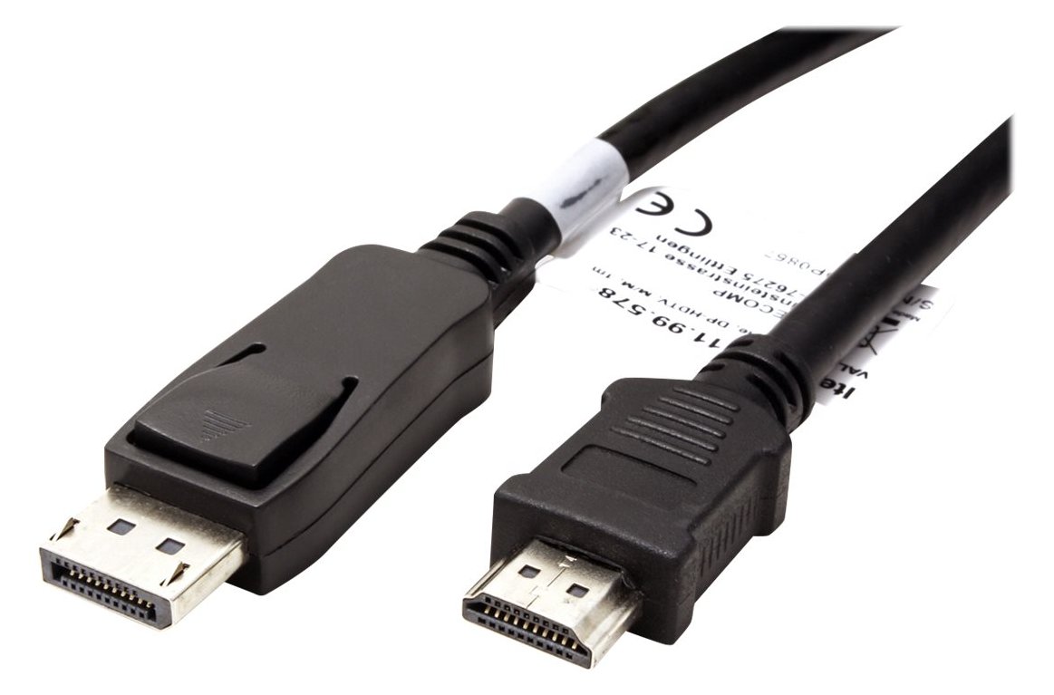 VALUE Videokabel - DisplayPort (M) bis HDMI (M) von LumaTech