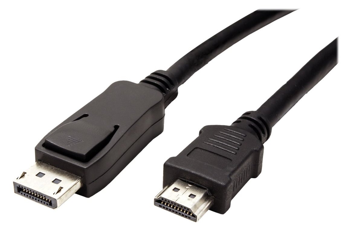 VALUE Videokabel - DisplayPort (M) bis HDMI (M) von LumaTech