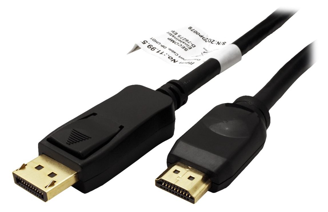 VALUE Videokabel - DisplayPort (M) bis HDMI (M) von LumaTech
