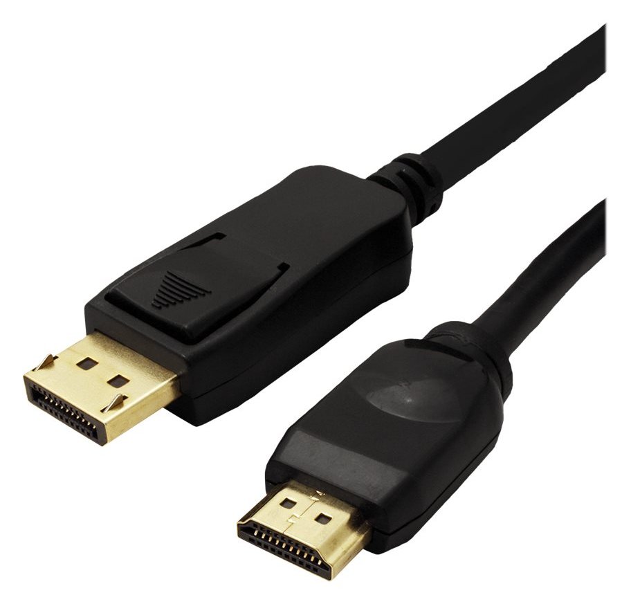VALUE Videokabel - DisplayPort (M) bis HDMI (M) von LumaTech