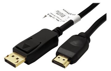 VALUE Videokabel - DisplayPort (M) bis HDMI (M) von LumaTech