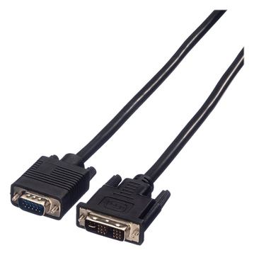 VALUE Videokabel - HD-15 (VGA) (M) zu DVI-A (M) von LumaTech