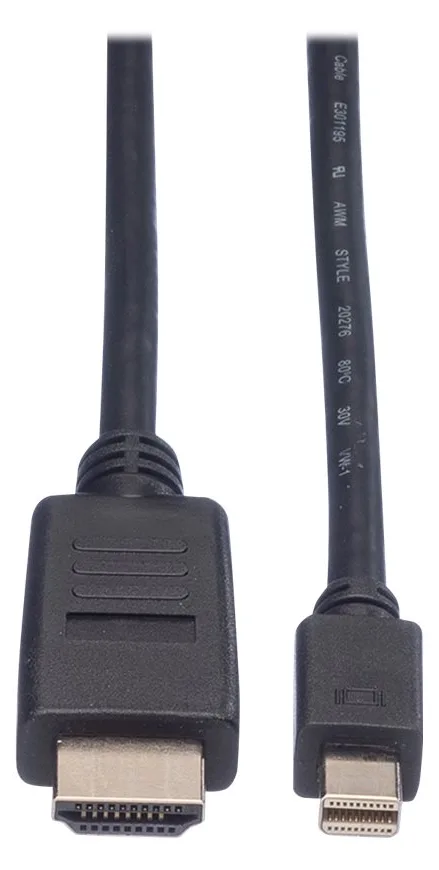 VALUE Videokabel - Mini DisplayPort (M) bis HDMI (M), Ansicht 3
