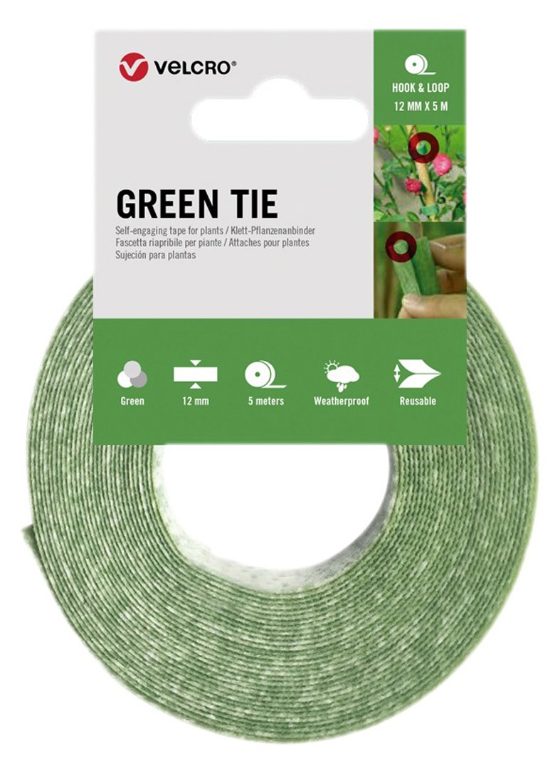 VELCRO 5m Selbstschliess. Band 12mm Grün VEL-PS20026 von LumaTech